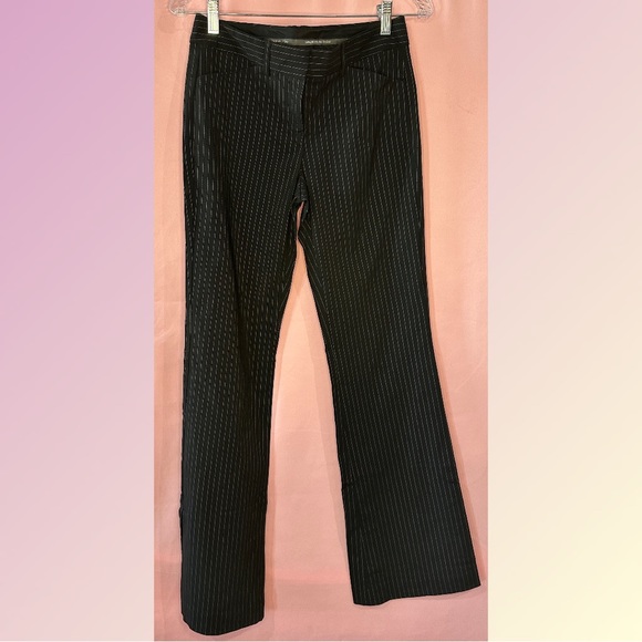 Express Pants - Express Design Studio Editor Black Pinstriped Pants- Sz 2